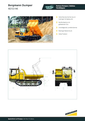 Rupsdumpers Bergmann 4010HK