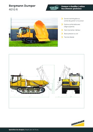 Rupsdumpers Bergmann 4010R