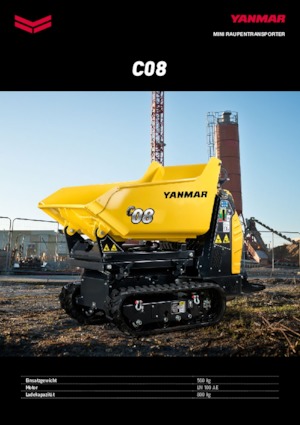 Rupsdumpers Yanmar C 08 HI Tip +