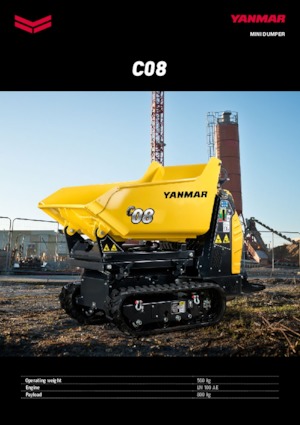 Rupsdumpers Yanmar C 08 HI Tip +