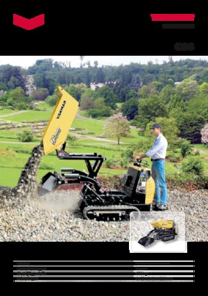 Rupsdumpers Yanmar C 08 HI Tip +