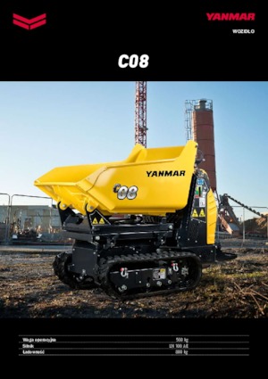 Rupsdumpers Yanmar C 08 HI Tip +