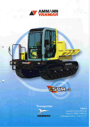 Rupsdumpers Yanmar C 50 R 3