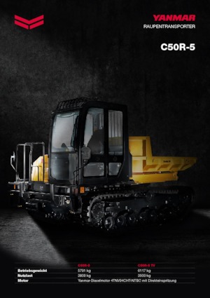 Rupsdumpers Yanmar C 50 R 5 TV