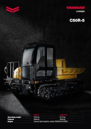 Rupsdumpers Yanmar C 50 R 5
