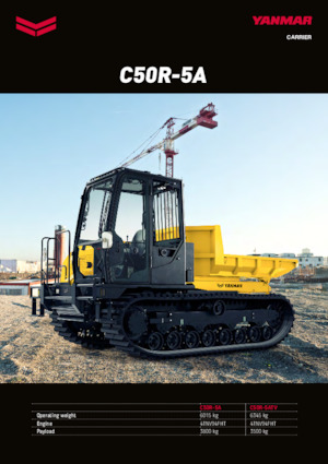Rupsdumpers Yanmar C50R-5A 