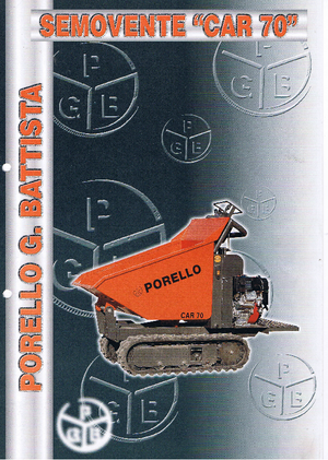 Rupsdumpers Porello Car 70