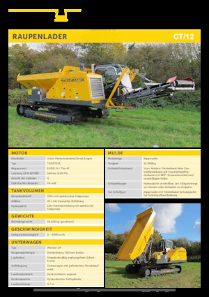 Rupsdumpers Mastenbroek CT/12