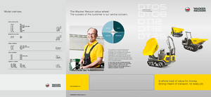 Rupsdumpers Wacker Neuson DT08