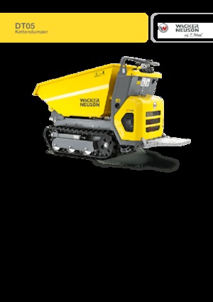 Rupsdumpers Wacker Neuson DT05