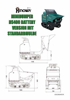 Rupsdumpers Hinowa HS400