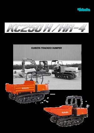 Rupsdumpers Kubota KC 250 H-4