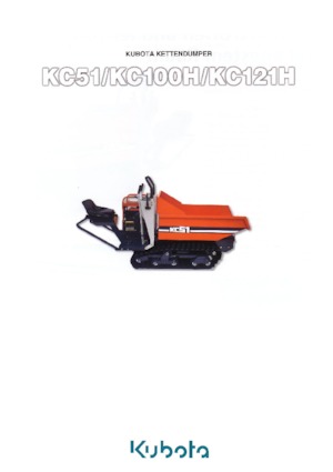Rupsdumpers Kubota KC100H