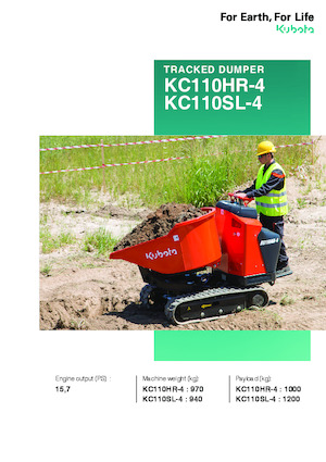 Rupsdumpers Kubota KC110SL-4