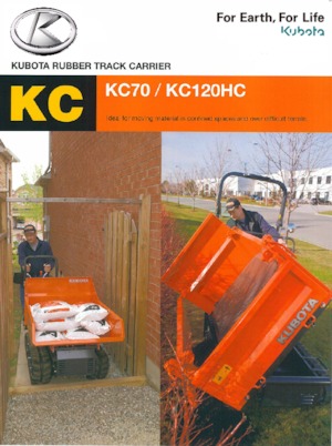 Rupsdumpers Kubota KC120HC-4