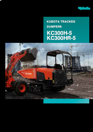Rupsdumpers Kubota KC300HR-5