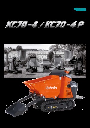 Rupsdumpers Kubota KC70-4
