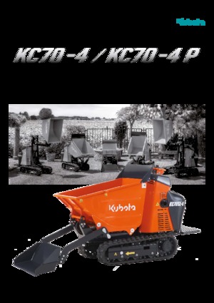 Rupsdumpers Kubota KC70-4