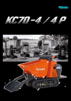 Rupsdumpers Kubota KC70-4