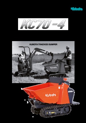 Rupsdumpers Kubota KC70HV-4