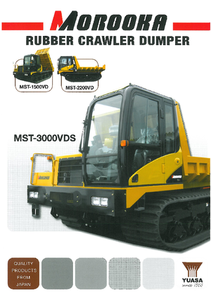 Rupsdumpers Morooka MST 1500 VD