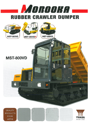 Rupsdumpers Morooka MST 300 VD