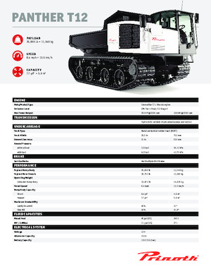 Rupsdumpers Prinoth Panther T12