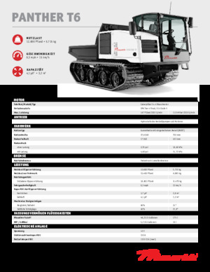 Rupsdumpers Prinoth Panther T6