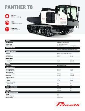 Rupsdumpers Prinoth Panther T8