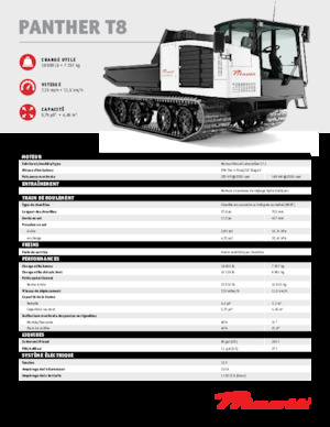 Rupsdumpers Prinoth Panther T8