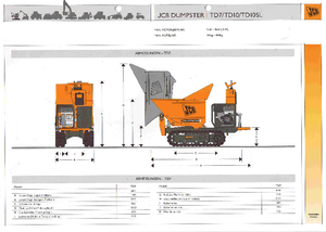 Rupsdumpers JCB TD 10