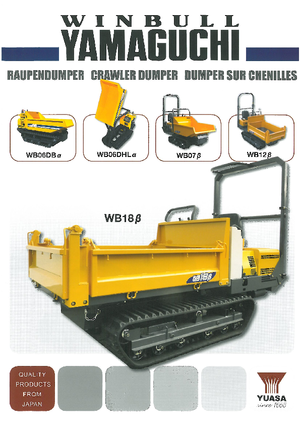 Rupsdumpers Yamaguchi WB 06 DB