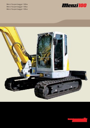 Rupsgraafmachines Menzi 100na