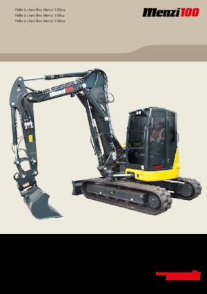 Rupsgraafmachines Menzi 100na