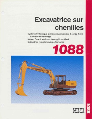 Rupsgraafmachines Case 1088
