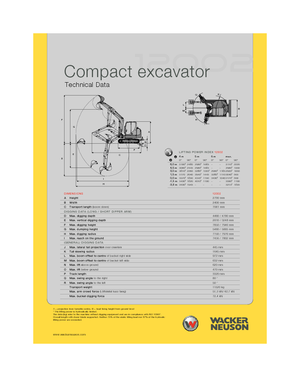 Rupsgraafmachines Wacker Neuson 12002