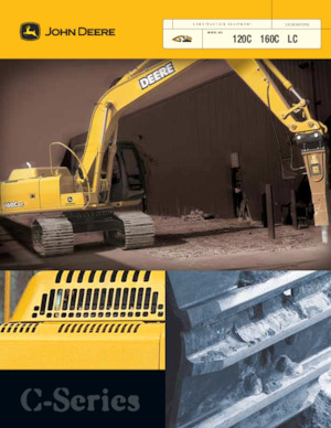 Rupsgraafmachines John Deere Construction 120C