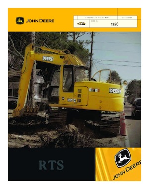 Rupsgraafmachines John Deere Construction 135C