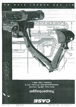 Rupsgraafmachines Case Poclain 1488 NLC