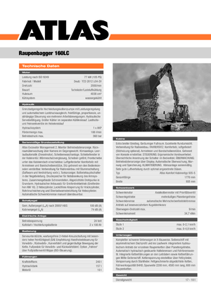 Rupsgraafmachines Atlas 160 LC