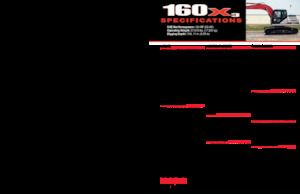 Rupsgraafmachines Link-Belt 160 X3