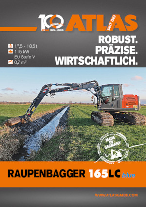 Rupsgraafmachines Atlas 165 LC
