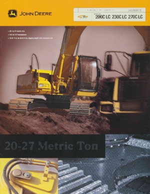 Rupsgraafmachines John Deere Construction 200C