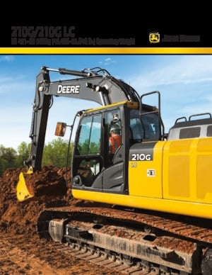 Rupsgraafmachines John Deere Construction 210G LC