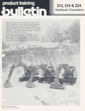 Rupsgraafmachines Caterpillar 214