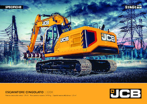 Rupsgraafmachines JCB 220X