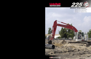 Rupsgraafmachines Link-Belt 225 Spin Ace