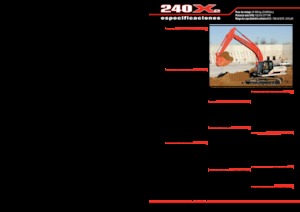 Rupsgraafmachines Link-Belt 240 X2