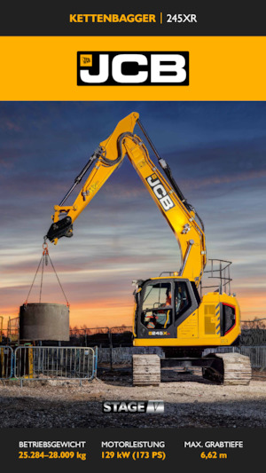 Rupsgraafmachines JCB 245XR