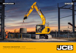 Rupsgraafmachines JCB 245XR